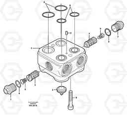 23879 Valve housing L70C SER NO 13116-, SER NO BRAZIL 70007-, Volvo Construction Equipment