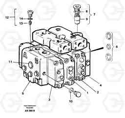 15723 Control valve L70C SER NO 13116-, SER NO BRAZIL 70007-, Volvo Construction Equipment