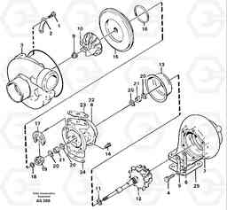 25200 Turbo charger L70C SER NO 13116-, SER NO BRAZIL 70007-, Volvo Construction Equipment