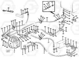 62793 Hydraulic system: Centralblock - Control L70C SER NO 13116-, SER NO BRAZIL 70007-, Volvo Construction Equipment