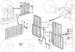 57056 Protection for lighting L70C SER NO 13116-, SER NO BRAZIL 70007-, Volvo Construction Equipment