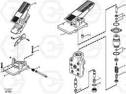 63369 Footbrake valve L70C SER NO 13116-, SER NO BRAZIL 70007-, Volvo Construction Equipment