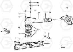 71084 Induction manifold with fitting parts L70C SER NO 13116-, SER NO BRAZIL 70007-, Volvo Construction Equipment