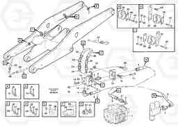 98455 Hydraulic system, attachment bracket L70C SER NO 13116-, SER NO BRAZIL 70007-, Volvo Construction Equipment