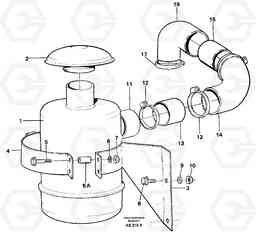 103444 Oil bath filter L70C SER NO 13116-, SER NO BRAZIL 70007-, Volvo Construction Equipment