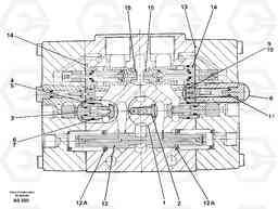 15727 Valve section 3:rd function L70C SER NO 13116-, SER NO BRAZIL 70007-, Volvo Construction Equipment