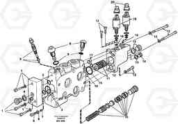 81123 Valve section L70C SER NO 13116-, SER NO BRAZIL 70007-, Volvo Construction Equipment