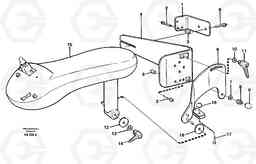 25878 Cdc-steering, armrest, mounting L70C SER NO 13116-, SER NO BRAZIL 70007-, Volvo Construction Equipment