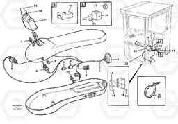 24938 Cable harness for Cdc-steering L70C SER NO 13116-, SER NO BRAZIL 70007-, Volvo Construction Equipment