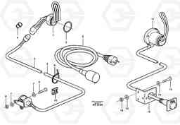 23908 Engine heater L70C SER NO 13116-, SER NO BRAZIL 70007-, Volvo Construction Equipment