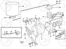 25023 Brushles alternator 50a L70C SER NO 13116-, SER NO BRAZIL 70007-, Volvo Construction Equipment