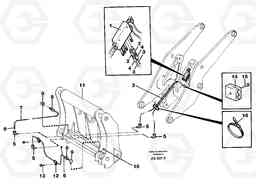 70122 Central lubrication for tool bar. L70C SER NO 13116-, SER NO BRAZIL 70007-, Volvo Construction Equipment