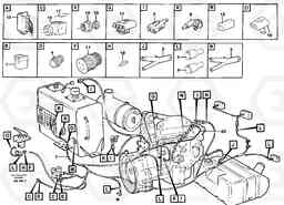 25843 Cable harness, Engine L70C SER NO 13116-, SER NO BRAZIL 70007-, Volvo Construction Equipment