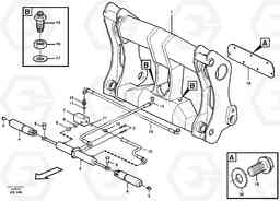 11967 Attachment bracket L70C SER NO 13116-, SER NO BRAZIL 70007-, Volvo Construction Equipment