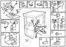 98315 Cable harness: Adjustableflow from hydraulic function 3. L70C SER NO 13116-, SER NO BRAZIL 70007-, Volvo Construction Equipment