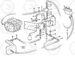 45529 Servo hydraulic: hydraulic lines L70C SER NO 13116-, SER NO BRAZIL 70007-, Volvo Construction Equipment