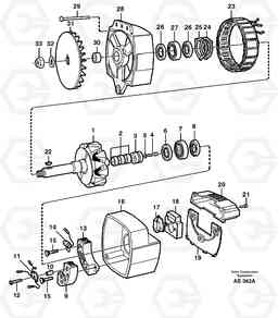 76886 Alternator, 100amp L70C SER NO 13116-, SER NO BRAZIL 70007-, Volvo Construction Equipment