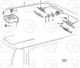 28993 Radio bracket L70C SER NO 13116-, SER NO BRAZIL 70007-, Volvo Construction Equipment