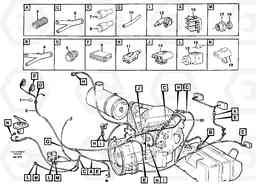 25845 Cable harness, engine L70C SER NO 13116-, SER NO BRAZIL 70007-, Volvo Construction Equipment