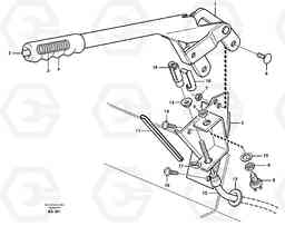 82799 Hand brake L70C SER NO 13116-, SER NO BRAZIL 70007-, Volvo Construction Equipment