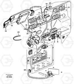 21996 Electrical distribut.unit and cable harness L70C SER NO 13116-, SER NO BRAZIL 70007-, Volvo Construction Equipment