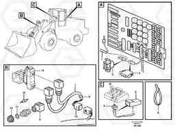 24939 Electrical equipment, 4th function L70C SER NO 13116-, SER NO BRAZIL 70007-, Volvo Construction Equipment