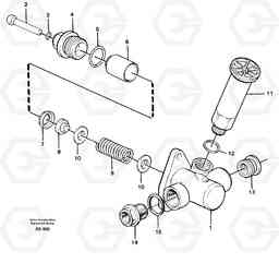 104654 Feed pump L70C SER NO 13116-, SER NO BRAZIL 70007-, Volvo Construction Equipment