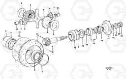 99504 Differential carrier, L70C SER NO 13116-, SER NO BRAZIL 70007-, Volvo Construction Equipment