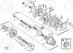 92916 Planet shaft, rear L90C, Volvo Construction Equipment