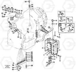 92948 Hydraulic lines and valve L90C, Volvo Construction Equipment