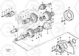 99375 Transfer gearbox gears and shafts L90C, Volvo Construction Equipment