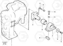 92537 Gear box housing with fitting parts L90C, Volvo Construction Equipment