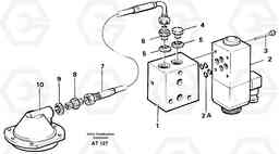 95411 Differential lock hydraulic line L90C, Volvo Construction Equipment