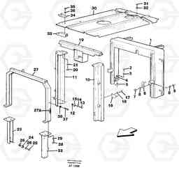 98777 Engine cover L90C, Volvo Construction Equipment