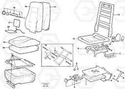 92609 Driver's seat. L90C, Volvo Construction Equipment