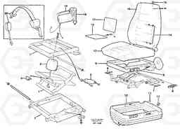 98464 Driver's seat. L90C, Volvo Construction Equipment