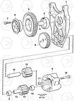 98028 Oil pump L90C, Volvo Construction Equipment