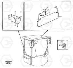 99142 Interior components L90C, Volvo Construction Equipment