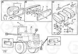 91658 Lighting, rear L90C, Volvo Construction Equipment