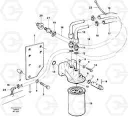 100232 Coolant filter L90C, Volvo Construction Equipment