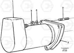 99603 Starter motor with assembling details L90C, Volvo Construction Equipment