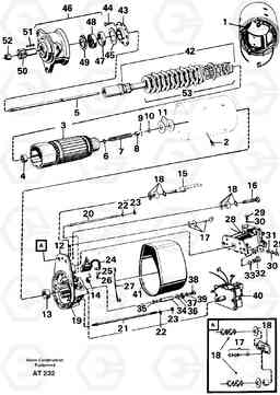 91657 Starter motor L90C, Volvo Construction Equipment