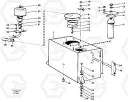 97787 Hydraulic tank L90C, Volvo Construction Equipment