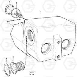 92792 Shift valve L90C, Volvo Construction Equipment