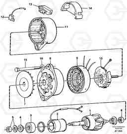 92939 Alternator L90C, Volvo Construction Equipment