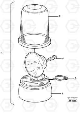 97788 Rotating beacon. L90C, Volvo Construction Equipment