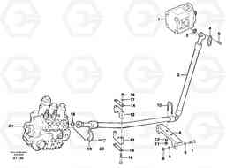 99318 Hydraulic system: Feed line L90C, Volvo Construction Equipment
