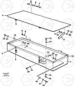 98758 Tool box L90C, Volvo Construction Equipment