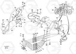 99350 Distribution block, B2. L90C, Volvo Construction Equipment