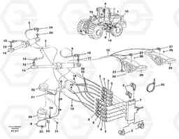 92545 Distribution block, B1 L90C, Volvo Construction Equipment